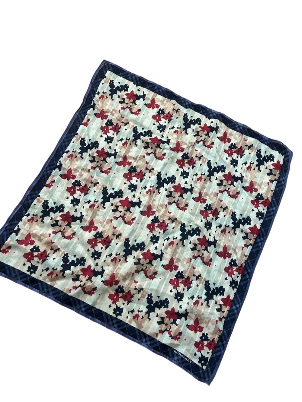 Burberry Scarf Handkerchief Head Wrap